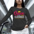 Queen Of The Classroom Teacher Unisex Long Sleeve T-Shirt, novelty gifts, funny gifts Queen Of The Classroom Teacher Unisex Long Sleeve T-Shirt, novelty gifts, funny gifts