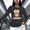 Quien Who Owl Spanish Teacher Unisex Long Sleeve T-Shirt, novelty gifts, funny gifts Quien Who Owl Spanish Teacher Unisex Long Sleeve T-Shirt, novelty gifts, funny gifts