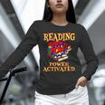 Reading Super Power Activated Superhero Teacher Or Student Men Women Girls Kids Unisex Long Sleeve T-Shirt, novelty gifts, funny gifts