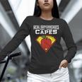 Real Superheroes Don't Wear Capes Teacher Shirt Teaching Te Unisex Long Sleeve T-Shirt, novelty gifts, funny gifts Real Superheroes Don't Wear Capes Teacher Shirt Teaching Te Unisex Long Sleeve T-Shirt, novelty gifts, funny gifts