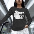 Red For Ed Teacher Support Public Education For Men Women Kids Unisex Long Sleeve T-Shirt, novelty gifts, funny gifts
