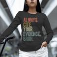 Retro ALways Cite Your Evidence Bruh ELA Teacher For Men Women Kids Unisex Long Sleeve T-Shirt, novelty gifts, funny gifts Retro ALways Cite Your Evidence Bruh ELA Teacher For Men Women Kids Unisex Long Sleeve T-Shirt, novelty gifts, funny gifts
