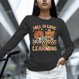 Retro Fall In Love With Learning Autumn Pumpkin Teacher Kids Unisex Long Sleeve T-Shirt, novelty gifts, funny gifts Retro Fall In Love With Learning Autumn Pumpkin Teacher Kids Unisex Long Sleeve T-Shirt, novelty gifts, funny gifts