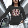 Retro Halloween This Is My Spooky School Teacher Costume Unisex Long Sleeve T-Shirt, novelty gifts, funny gifts Retro Halloween This Is My Spooky School Teacher Costume Unisex Long Sleeve T-Shirt, novelty gifts, funny gifts