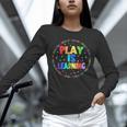 Retro Play Is Learning Teacher Back To School Unisex Long Sleeve T-Shirt, novelty gifts, funny gifts Retro Play Is Learning Teacher Back To School Unisex Long Sleeve T-Shirt, novelty gifts, funny gifts
