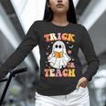 Retro Vintage Groovy Trick Or Teach Teacher Halloween For Men Women Kids Unisex Long Sleeve T-Shirt, novelty gifts, funny gifts Retro Vintage Groovy Trick Or Teach Teacher Halloween For Men Women Kids Unisex Long Sleeve T-Shirt, novelty gifts, funny gifts