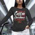 Running On Coffee And Christmas Cheer Lover Teacher For Men Women Kids Unisex Long Sleeve T-Shirt, novelty gifts, funny gifts