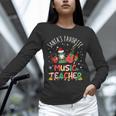 Santa's Favorite Music Teacher Christmas Santa Hat Matching Unisex Long Sleeve T-Shirt, novelty gifts, funny gifts Santa's Favorite Music Teacher Christmas Santa Hat Matching Unisex Long Sleeve T-Shirt, novelty gifts, funny gifts