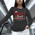 Santa's Favorite Para Christmas Paraprofessional Teacher Unisex Long Sleeve T-Shirt, novelty gifts, funny gifts Santa's Favorite Para Christmas Paraprofessional Teacher Unisex Long Sleeve T-Shirt, novelty gifts, funny gifts