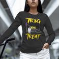 School Math Teacher Halloween 2022 Trig Or Treat Shirt Unisex Long Sleeve T-Shirt, novelty gifts, funny gifts