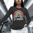 Sé Amable Spanish Bilingual Teacher Be Kind Boho Rainbow Unisex Long Sleeve T-Shirt, novelty gifts, funny gifts Sé Amable Spanish Bilingual Teacher Be Kind Boho Rainbow Unisex Long Sleeve T-Shirt, novelty gifts, funny gifts