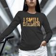 I SMELL CHILDREN Halloween Teacher Classroom I Teach Unisex Long Sleeve T-Shirt, novelty gifts, funny gifts