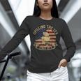 Spilling The Tea Since 1773 American History Teacher Vintage Unisex Long Sleeve T-Shirt, novelty gifts, funny gifts