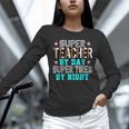 Super Teacher By Day Super Tired By Night Superhero Teacher Men Women Unisex Long Sleeve T-Shirt, novelty gifts, funny gifts Super Teacher By Day Super Tired By Night Superhero Teacher Men Women Unisex Long Sleeve T-Shirt, novelty gifts, funny gifts