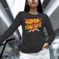 Super Teacher Superhero Back To School Teacher's Unisex Long Sleeve T-Shirt, novelty gifts, funny gifts Super Teacher Superhero Back To School Teacher's Unisex Long Sleeve T-Shirt, novelty gifts, funny gifts