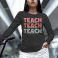 Teach Compassion Kindness Confidence For Teacher Unisex Long Sleeve T-Shirt, novelty gifts, funny gifts Teach Compassion Kindness Confidence For Teacher Unisex Long Sleeve T-Shirt, novelty gifts, funny gifts