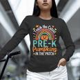 I Teach The Cutest Pre-K Pumpkin Teacher Student Halloween Unisex Long Sleeve T-Shirt, novelty gifts, funny gifts