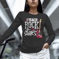 I Teach Rock Stars Music Teacher Guitar Player Unisex Long Sleeve T-Shirt, novelty gifts, funny gifts