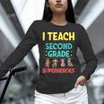 I Teach Second Grade Superheroes Teacher Superhero Unisex Long Sleeve T-Shirt, novelty gifts, funny gifts