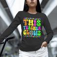 This Teacher 80s 90s Teachers's Day Glows Last Day Of School Unisex Long Sleeve T-Shirt, novelty gifts, funny gifts