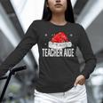 Teacher Aide Christmas Women Family Matching Group Xmas Unisex Long Sleeve T-Shirt, novelty gifts, funny gifts