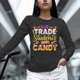 Teacher Cute Will Trade Students For Candy Halloween Costume Unisex Long Sleeve T-Shirt, novelty gifts, funny gifts Teacher Cute Will Trade Students For Candy Halloween Costume Unisex Long Sleeve T-Shirt, novelty gifts, funny gifts