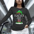 The Teacher Elf Christmas Family Matching Xmas Group For Men Women Unisex Long Sleeve T-Shirt, novelty gifts, funny gifts