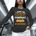 Teacher Halloween Pre-K Teacher Kindergarten Cutest Pumpkins Men Women Kids Unisex Long Sleeve T-Shirt, novelty gifts, funny gifts