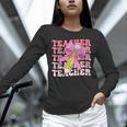 Teacher Pencil Back To School Groovy Pink Teacher First Day Unisex Long Sleeve T-Shirt, novelty gifts, funny gifts Teacher Pencil Back To School Groovy Pink Teacher First Day Unisex Long Sleeve T-Shirt, novelty gifts, funny gifts