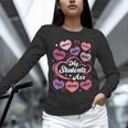 Teacher Positive Affirmations Candy Heart Valentine's Day Unisex Long Sleeve T-Shirt, novelty gifts, funny gifts