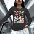 Teaching Future Leaders Groovy Teacher Back To School Unisex Long Sleeve T-Shirt, novelty gifts, funny gifts