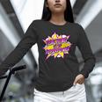 Teaching Is My Superpower Retro Comic Super Teacher Unisex Long Sleeve T-Shirt, novelty gifts, funny gifts
