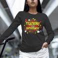 Teaching Is My Superpower Retro Comic Teacher Unisex Long Sleeve T-Shirt, novelty gifts, funny gifts Teaching Is My Superpower Retro Comic Teacher Unisex Long Sleeve T-Shirt, novelty gifts, funny gifts