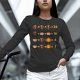 Thanksgiving Order Of Operations Turkey Quiz Math Teacher Unisex Long Sleeve T-Shirt, novelty gifts, funny gifts