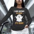 History Teacher Halloween History Class School For Men Women Kids Unisex Long Sleeve T-Shirt, novelty gifts, funny gifts