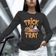 Trick Or Tray Halloween Cafeteria Teacher School Unisex Long Sleeve T-Shirt, novelty gifts, funny gifts