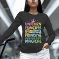 Unicorn Principal Back To School Teacher Appreciation Unisex Long Sleeve T-Shirt, novelty gifts, funny gifts