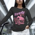 Vintage Howdy First Grade Cowgirl Teacher Western School Unisex Long Sleeve T-Shirt, novelty gifts, funny gifts