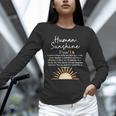 Vintage Human Sunshine Definition Teachers Mom Boss Women Unisex Long Sleeve T-Shirt, novelty gifts, funny gifts