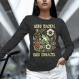 Weird Teachers Build Character Frog Reading Book Librarian Unisex Long Sleeve T-Shirt, novelty gifts, funny gifts