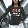 Wild About Teaching Teacher Lover Animals Leopard Zebra Unisex Long Sleeve T-Shirt, novelty gifts, funny gifts Wild About Teaching Teacher Lover Animals Leopard Zebra Unisex Long Sleeve T-Shirt, novelty gifts, funny gifts