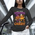 Will Trade Students For Candy Shirt Fun Candy Corn Teacher Unisex Long Sleeve T-Shirt, novelty gifts, funny gifts
