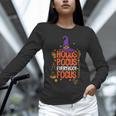 Witchy Halloween Hocus Pocus Everybody Focus Teacher Pumpkin Unisex Long Sleeve T-Shirt, novelty gifts, funny gifts Witchy Halloween Hocus Pocus Everybody Focus Teacher Pumpkin Unisex Long Sleeve T-Shirt, novelty gifts, funny gifts