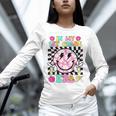 In My 1st Grade Era Smile Face Back To School Teacher Kid Unisex Long Sleeve T-Shirt, novelty gifts, funny gifts