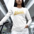 4th Grade Teacher Cute Vintage Graphic Fourth Grade Teacher Unisex Long Sleeve T-Shirt, novelty gifts, funny gifts