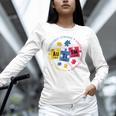Autism Awareness Shirt Periodic Puzzle Science Teacher Men Women Kids Unisex Long Sleeve T-Shirt, novelty gifts, funny gifts