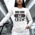 Boo Boo Crew First Aid School Nurse Day Care Teacher Unisex Long Sleeve T-Shirt, novelty gifts, funny gifts
