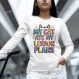 My Cat Ate My Lesson Plans Teacher Cat Humor Unisex Long Sleeve T-Shirt, novelty gifts, funny gifts My Cat Ate My Lesson Plans Teacher Cat Humor Unisex Long Sleeve T-Shirt, novelty gifts, funny gifts