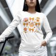 Coquette Bow Teacher Thanksgiving Fall Autumn Girls Women Unisex Long Sleeve T-Shirt, novelty gifts, funny gifts