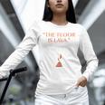 The Floor Is Lava For History Lovers & Teachers Premium Tri-Blend Unisex Long Sleeve T-Shirt, novelty gifts, funny gifts The Floor Is Lava For History Lovers & Teachers Premium Tri-Blend Unisex Long Sleeve T-Shirt, novelty gifts, funny gifts
